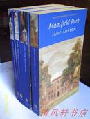 英文原版：Jane Austen 著《Mansfield Park》《Emma》《persuasion》《Northanger Abbey》共4册 合售 私藏品佳 仅藏者翻阅过