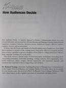 How Audiences Decide: A Cognitive Approach to Business Communication（英语原版 精装本）受众如何决定：商业沟通的认知方法