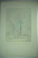 1783年,手工上色铜版画, 满清鞑靼妇女, 意大利版画家, Teodoro Viero, 38*25cm