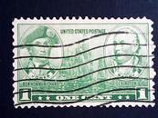 美国邮票·36年美国军界1枚信