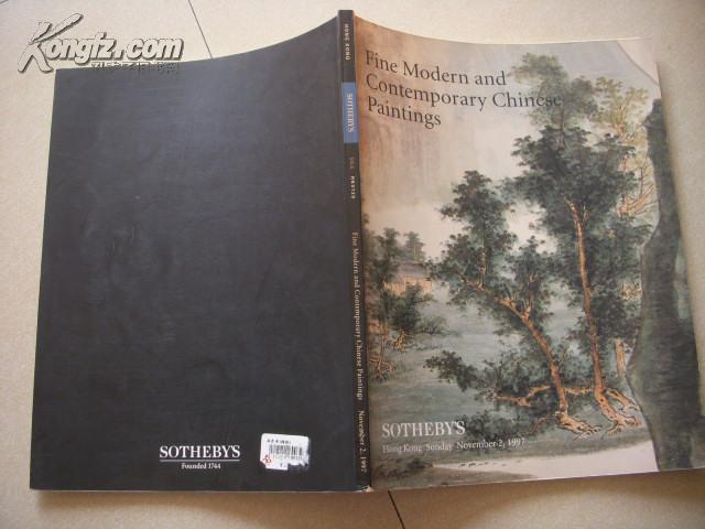 HONGKONG SOTHEBY\\\'S SALE HKO123 Fine Moderm and Contemporary Chinese Paintings November2,1997