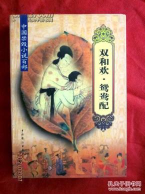 中国禁毁小说百部：双合欢·鸳鸯配-全一册（2000年一版一印仅印500册、馆藏九品、32开精装+护封292页）