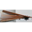 上世纪六十年代前锦澍摹刻“汉武梁祠石刻”人物竹扇骨