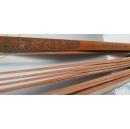 上世纪六十年代前锦澍摹刻“汉武梁祠石刻”人物竹扇骨