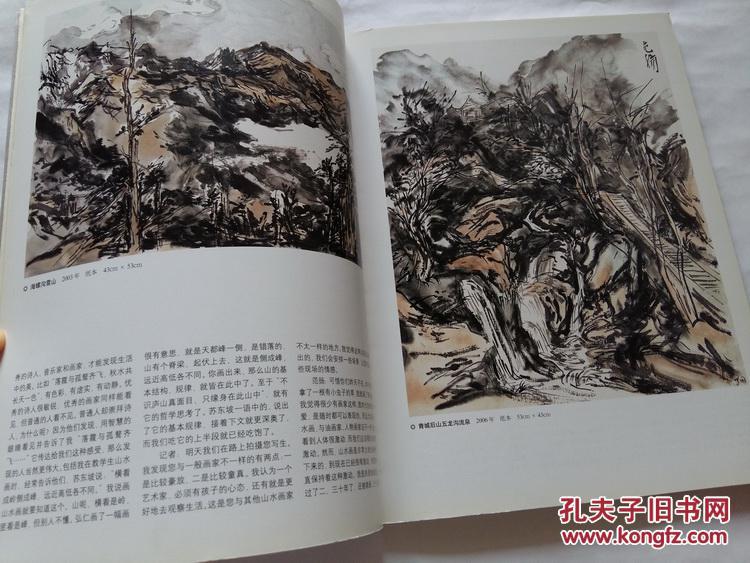 范扬作品集 当代中国山水画坛10名家 【老版库存图书 未阅 封面显旧 内页整洁无损