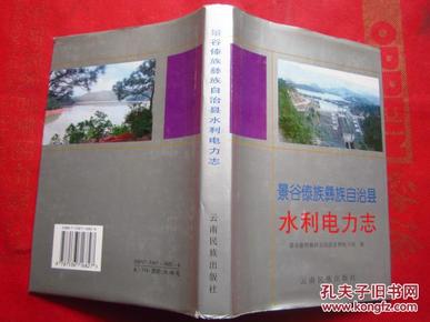 《景谷傣族彝族自治县水利电力志》32开 精装有护封 品佳