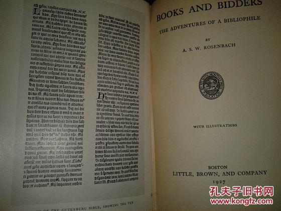 Books and Bidders：The Adventures of a Bibliophile 罗森巴哈书话《书与竞标者》