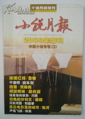 小说月报2009年第2，8期合售