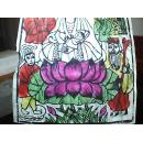木板年画：白衣菩萨
