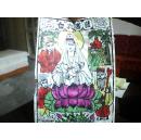 木板年画：白衣菩萨
