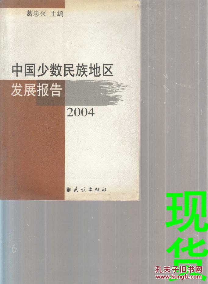 中国少数民族地区发展报告 2004