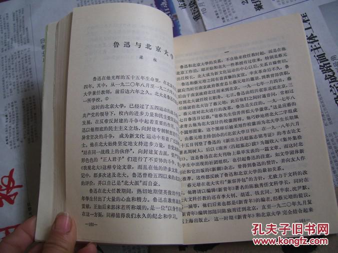 北京大学纪念鲁迅百年诞辰论文集