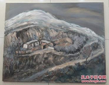 崔晓晓“参展油画《风景系列之七》 100x80cm”辽宁著名油画