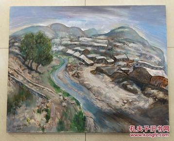 崔晓晓“参展油画《风景系列之八》 100x80cm”辽宁著名油画