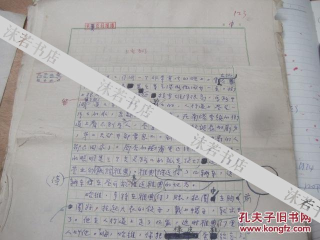 董乐山完整译文手稿 2本  页码不知道 补充图片3