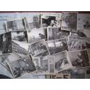 老黑白照片18张，内容为生活、工作、手工业、猪羊等，其中1张三轮车有“西城区上游社”，疑似50、60年代作品