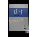统计·创刊号（孔网孤本）·品相见图