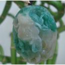 南阳翡翠透水白天蓝独山玉挂件龙