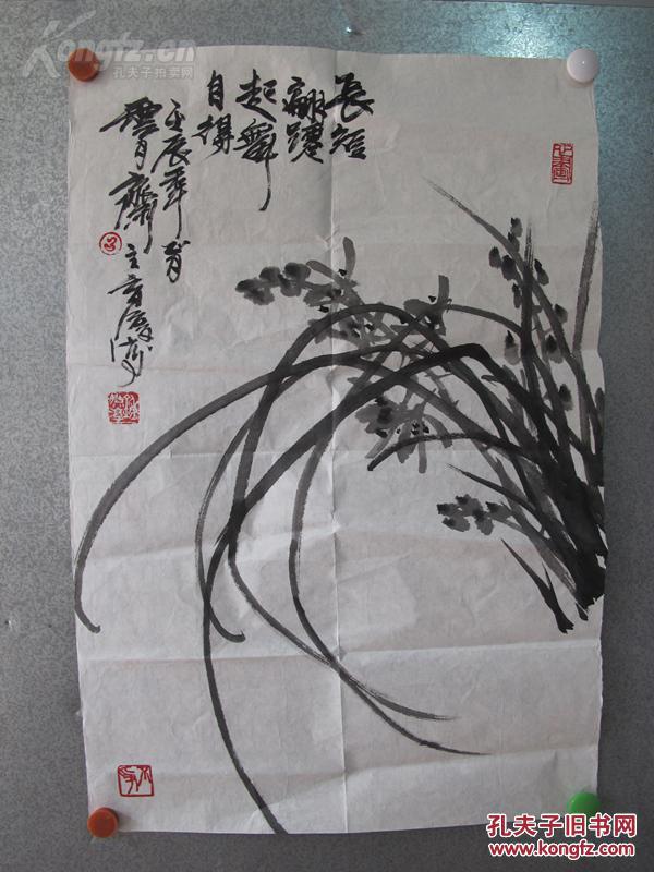 江西名家、江西画院专业画家、潘天寿大师弟子、中国美术家协会会员、钟育淳国画一幅