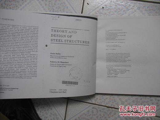 Theory and design of steel structures