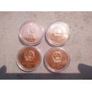 珍惜动物纪念币全套10枚（保真）