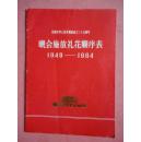 庆祝中华人民共和国成立三十五周 晚会施放礼花顺序表【稀缺本】