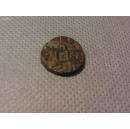 精品老钱币！！  文物级  汉代西域钱币1枚   直径约1.5cm，称重3.24克，钱币上有似人形图案纹，包老包真。非常精美，收藏品佳！
