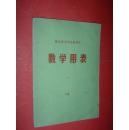 **课本：湖北省中学试用课本 数学用表（带毛主席语录，1974年1版3印，非馆藏，9品）