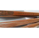 上世纪六十年代前锦澍摹刻“汉武梁祠石刻”人物竹扇骨