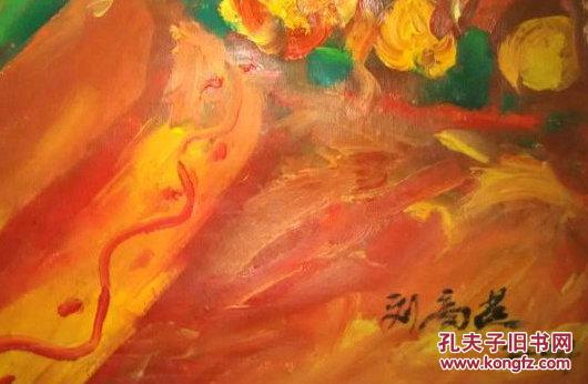 名家讲师布面油彩人物油画《花旦》—【中国书画专营店】油画作品（*U-WPW03）