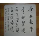 【名家书画】岳飞30世孙岳继承书法《竹林寺》