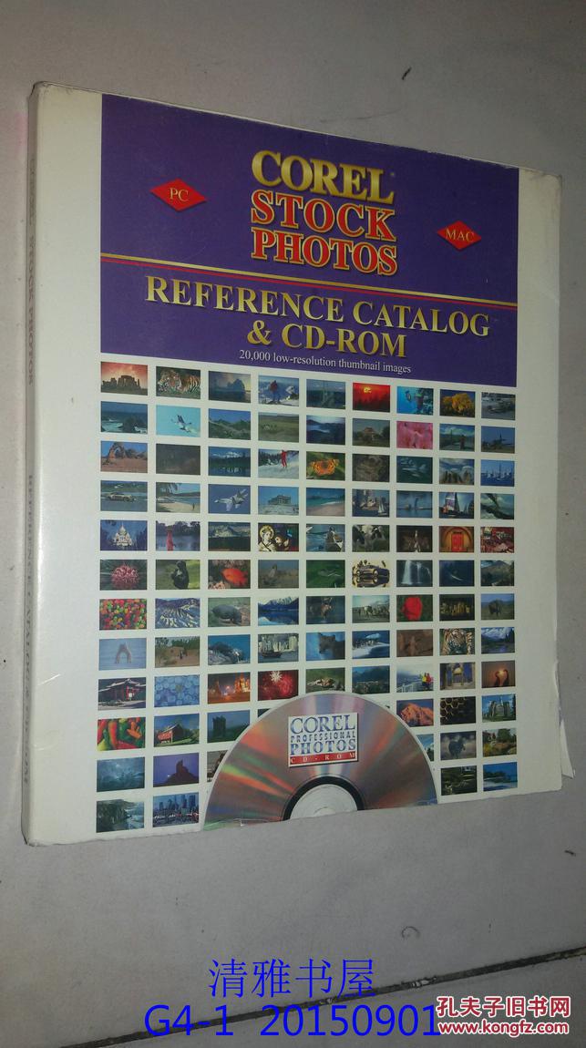 COREL STOCK PHOTOS REFERENCE CATALOG& CD-ROM