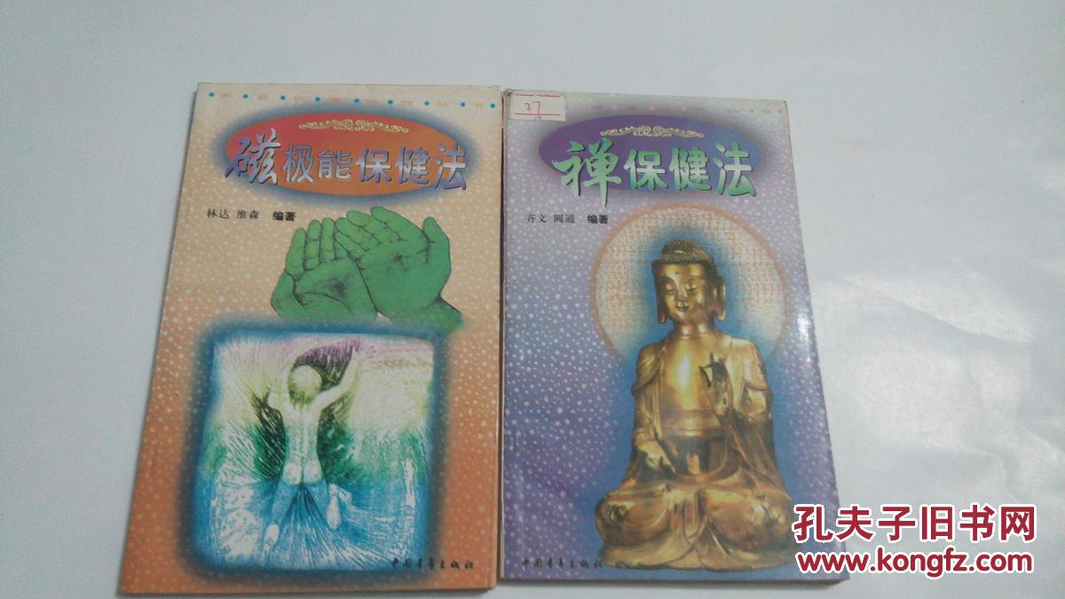 家庭按摩保健叢書(shū) 磁極能保健法 禪保健法 兩本合售 可單賣
