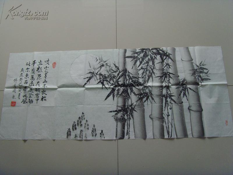 傅秀兰：画：竹