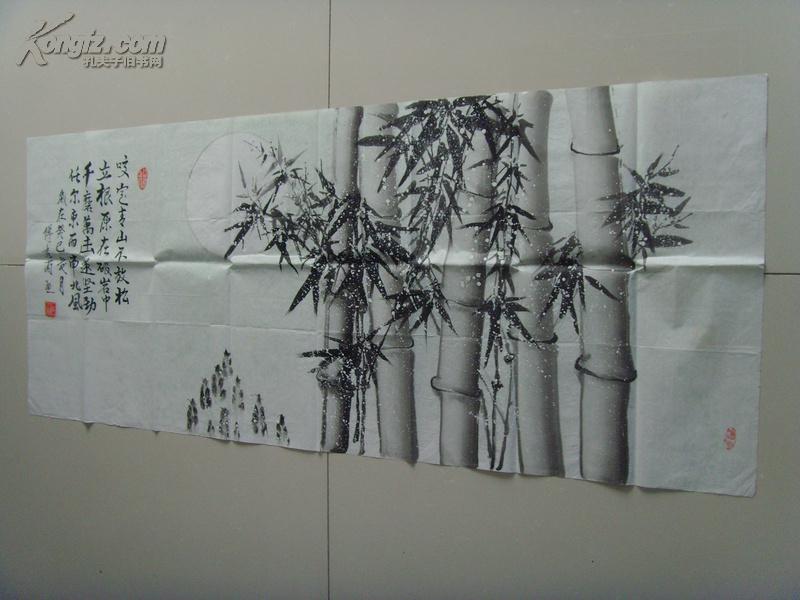 傅秀兰：画：竹