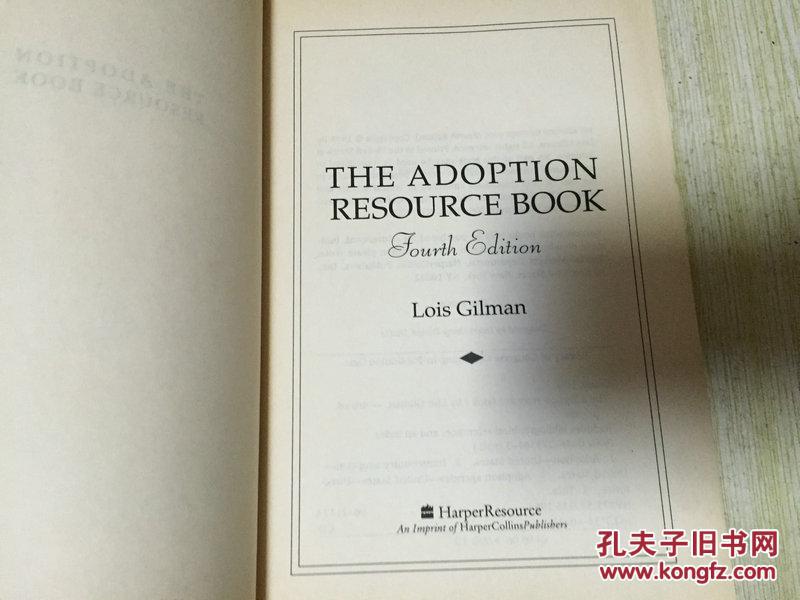 The Adoption Resource Book【英文原版】