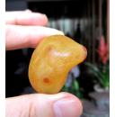 天然奇石图案石马达加斯加玛瑙摆件挂件手把件收藏品：金羽赤目