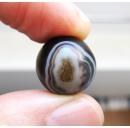 天然奇石象形图案缠丝玛瑙珠子挂件DIY串饰配件收藏品：与虎谋皮不是梦