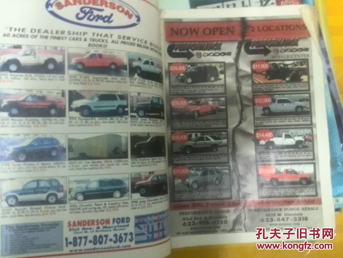 truck trader 卡车商人杂志（英文原版杂志）2001年第48期 。416页。各类卡车，箱车荟萃