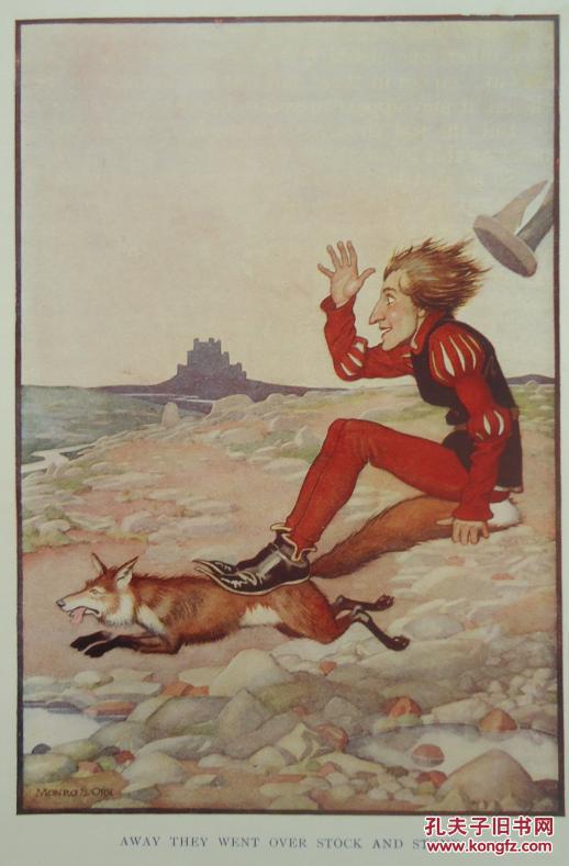 1910年Munro S.Orr - The World’s Fairy Book.  绘本《世界童话选》初版精装本 12张精美彩色插图 大开本 品相佳