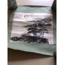 桂芳款  1982年忆无锡太湖----山水画  小品