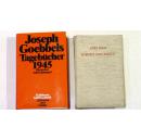 戈培尔书两种  1977年版《戈培尔日记1945年》/ 1950年版黎斯《戈培尔传》