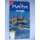 Malta 《马耳它》全部铜版纸印刷，彩色插图+1张大地图