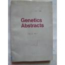 Genetics Abstracts（英文）遗传学文摘1989年第21卷第7期12期两册