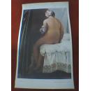 巴黎卢佛美术馆藏画：瓦尔邦松的浴女（印刷品，宽34厘米，高58厘米）