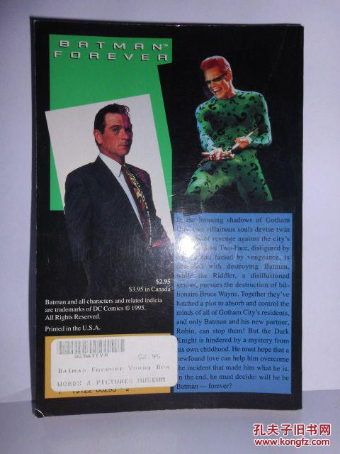 英文原版 Batman forever