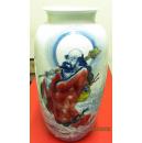 一苇东渡·瓷瓶·江西省高级陶瓷美术师曹文选陶瓷艺术作品