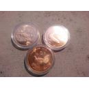 珍惜动物纪念币全套10枚（保真）