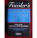 The New Fowler's Modern English Usage（Third Edition 英国原版 精装本）