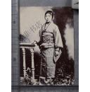 日本 和服 美女 原版 照片 清末 民国 银盐 老照片